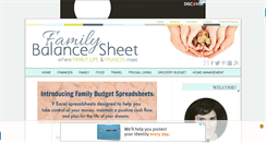 Desktop Screenshot of familybalancesheet.org
